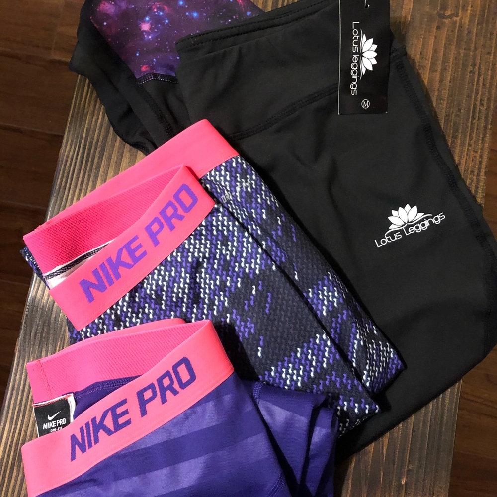 Nike leggings only 10 each. Retails over 200.